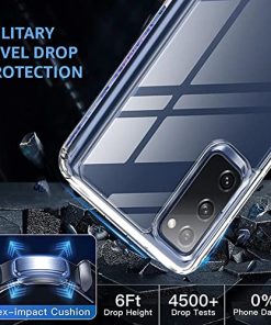 Winble Polycarbonate Ultra Hybrid Crystal Clear Back Cover Case For Samsung Galaxy S20 Fe S20 Fe 5G Shockproof Camera Drop Protection Hard Clear Back Bumper Back Cover Case 0 0