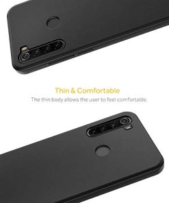 Winble Silicone Anti Slip Soft Flexible Ultra Matte Protective Back Cover for Xiaomi Redmi Note 8 0 5