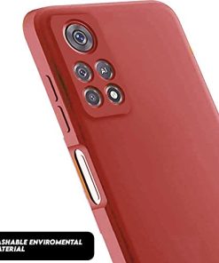 Winble Silicone Back Cover for Redmi Note 11 ProRedmi Note 11 Pro Plus 5G Back Cover Camera Protection Soft Protective Back Cover Designed for Redmi Note 11 ProRedmi Note 11 Pro 5G Red 0 2