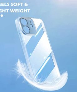 Winble Silicone Back Cover for iPhone 11 Back Cover Slim Crystal Clear Back Camera Protection Anti Slip Grip Bumper Case Cover for iPhone 11 Transparent 0 2