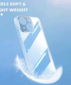 Winble Silicone Back Cover for iPhone 13 Back Cover Slim Crystal Clear Back Camera Protection Anti Slip Grip Bumper Case Cover for iPhone 13 Transparent 0 2