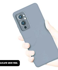 Winble Silicone Camera Protection Soft Protective Back Cover for OnePlus 9RT 5G Grey 0 3