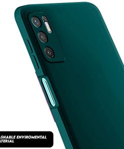 Winble Silicone Camera Protection Soft Protective Back Cover for Redmi Note 10T 5G Poco M3 Pro 5G Green 0 1