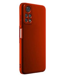 Winble Silicone Camera Protection Soft Protective Back Cover for Redmi Note 11 Pro Redmi Note 11 Pro 5G Red 0 4