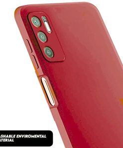 Winble Silicone Case Camera Protection Soft Protective Back Cover for Redmi Note 10T 5G Red 0 0