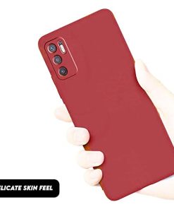 Winble Silicone Case Camera Protection Soft Protective Back Cover for Redmi Note 10T 5G Red 0 4