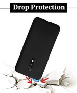 Winble Silicone Soft Flexible Ultra Protective Back Cover for Realme X Oppo K3 Black 0 2