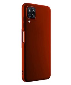 Winble Soft Silicone Back Case For Samsung Galaxy A12 M12 F12 Back Case Cover Camera Protection Protective Back Cover Designed For Samsung Galaxy A12 M12 F12 Red 0 4