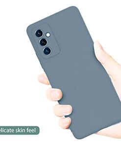 Winble Soft Silicone Camera Protection Protective Back Cover Designed for Samsung Galaxy M52 5G Grey 0 1