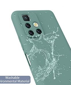 Winble Soft Silicone Camera Protection Protective Back Cover for Mi Redmi 10 Prime Green 0 2