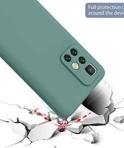 Winble Soft Silicone Camera Protection Protective Back Cover for Mi Redmi 10 Prime Green 0 3