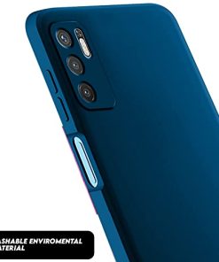 Winble Soft Silicone Camera Protection Protective Back Cover for Redmi Note 10T 5G Poco M3 Pro 5G Blue 0 1