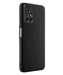 Winble Soft Silicone Camera Protection Protective Back Cover for Redmi Note 11T 5G Poco M4 Pro 5G Black 0 3