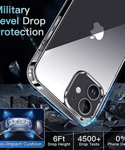 Winble Ultra Hybrid Back Cover for iPhone 12 Mini Crystal Clear Hard TPU Back Camera Drop Protection Bumper Back Cover Case for iPhone 12 Mini TPU Polycarbonate Transparent 0 0