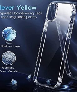 Winble Ultra Hybrid Back Cover for iPhone XR Crystal Clear Hard TPU Back Camera Drop Protection Bumper Back Cover Case for iPhone XR TPU Polycarbonate Transparent 0 3